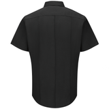 Workrite 730NX45 4.5 oz. Nomex IIIA Short Sleeve Firefighter Shirt, Black, Back