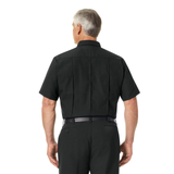 Workrite 730NX45 4.5 oz. Nomex IIIA Short Sleeve Firefighter Shirt, Black, Worn, Back