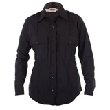 Elbeco Women's Distinction Poly/Wool Long Sleeve Shirt, Midnight Navy