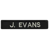 Name Strip Velcro Style for Armor Carrier