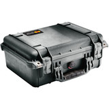 Pelican Protector 1450 Case, black closed front view