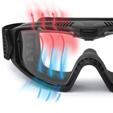 ESS Influx Wildland SO Goggles with Mounting Brackets, Ventilation Illustration