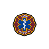 Mil-Spec Monkey FIRE RESCUE PVC Patch 388 MIL-SPEC MONKEY at Curtis - Tools for Heroes
