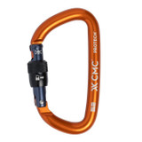 CMC ProTech Aluminum Key-Lock Carabiner Orange