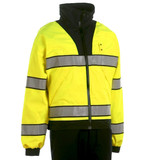 Spiewak WeatherTech Reversible Short Duty Rain Jacket, Black front