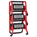 Streamlight Portable Scene Light II, front side angle view, lights stacked