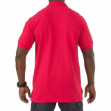 5.11 Tactical Utility Polo, Range Red front view