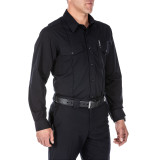 5.11 Tactical Stryke PDU Class A Long Sleeve Shirt, midnight navy front view 3