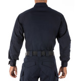 5.11 Tactical Stryke TDU Long Sleeve Shirt, dark navy back view