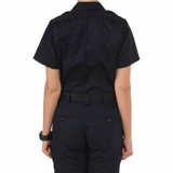 5.11 Tactical Women's PDU Class A Twill Shirt, Midnight Navy back view