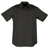 5.11 Tactical Twill PDU Class-B Shirt, Black front view