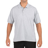 5.11 Tactical Jersey Polo, Heather Gray front view