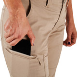 5.11 Tactical Women's Apex Pants, Khaki hip view