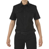 5.11 Stryke Women's Class A PDU Shirt, Black front view