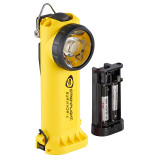 Streamlight Survivor X Right Angle Flashlight, Yellow Alkaline Light with Battery Carrier 90342