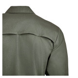 Vertx Phantom Flex Long Sleeve Shirt, od green back shoulder vent view