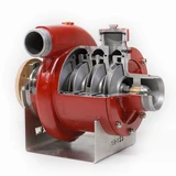 WATERAX 4-Stage High Pressure Pump End with Sealed Bearing, Shown in Mount