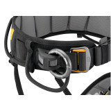 Petzl FALCON Harness, black/ yellow waist view