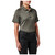 5.11 Tactical Women's Performance Polo, TDU Green, tucked