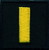 Hero's Pride 1-1/2"W Medium Gold on Black Lieutenant, Embroidered Rank