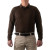 First Tactical Mens Long Sleeve Performance Polo Kodiak Brown Front