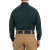 First Tactical Mens Long Sleeve Performance Polo Spruce Green Back