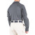 First Tactical Men's Defender Shirt Wolf Grey Back Angle 2