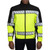 Blauer Colorblock Softshell Reflective Fleece Jacket, Hi-Vis Yellow/Black