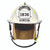 MSA Cairns 1836 White Painted High-Luster Finish Traditional Helmet, front