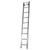 Duo-Safety Aluminum Roof Ladder, 3-1/4 in. Rail
