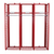 Ready Rack Wall Mounted Red Rack 1