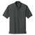Port Authority Silk Touch Polo, Charcoal Heather Gray, Front