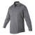 Flying Cross FX Flex 65/35 Poly/Cotton-Mini Rip-Stop Long Sleeve Woven Shirt Oxford Gray