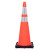 Hi-Way Safety 36 in. 10 lb. Orange Traffic Cone, Recessed Black Base, 4in. & 6in. Collar