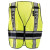 OccuNomix DOR Deluxe Safety Plain Vest, Police Front