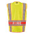 OccuNomix DOR Deluxe Safety Plain Vest, Fire Back