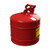 Justrite 5 Gal. Red Steel Safety Can - Flammables, Facing Right Back Angle