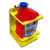 Ziamatic Yellow Premix Can Holder, Quart Size, Shown with Rectangular Plastic  Container (Container not included)