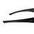 Radians Crossfire RPG Premium Safety Eyewear, Crystal Black Frame / Smoke Lens, Glasses Arms
