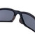 Radians Crossfire RPG Premium Safety Eyewear, Crystal Black Frame / Smoke Lens, Interior of Glasses Close-Up