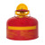 Eagle Red 2.5 Gal. Type 1 Safety Can with Funnel, Back
