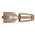 Gerber Dredge Full Size Folding Shovel, Shown Completely Folded, Top View