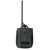 Wolfpack Black Small Radio Holster, Shown with a Radio (Radio not included)