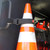 Ziamatic Complete Strap Kit Set Of 3 in. To 25 in. Straps, Shown Around a Safety Cone