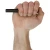 Nightstick Mini-Tac 2AAA Flashlight, Black, Shown Held in Hand