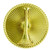 Hero's Pride Lieutenant Single Bugle Pin, Gold Plate