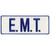 Hero's Pride E.M.T. Back Patch, Royal Blue/White