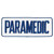 Hero's Pride Paramedic Back Patch, Royal Blue / White