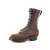 JK Boots Fire Inlander 10 in. Logger Work Boot with Vibram Red X Fire-Rated Sole, Brown