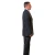 Anchor Uniform Polyester Double Breasted Coat with Bottom Flaps, Side View